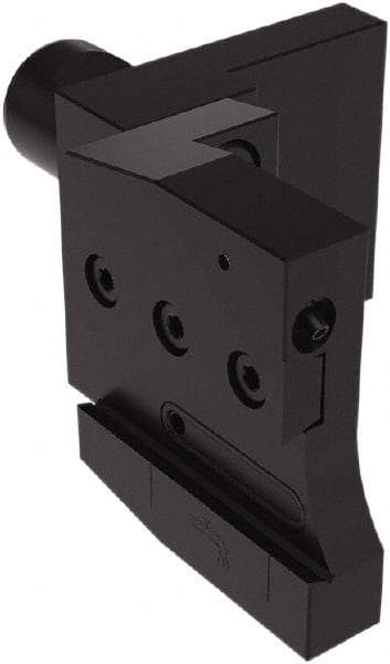 Seco - Tool Block Style 150.10-JETI, 20mm Blade Height, 140.5mm OAL, 74mm OAH, Indexable Cutoff Blade Tool Block - 30mm Shank Width, Through Coolant - USA Tool & Supply
