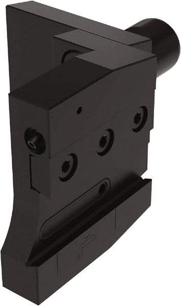 Seco - Tool Block Style 150.10-JETI, 20mm Blade Height, 133.5mm OAL, 74mm OAH, Indexable Cutoff Blade Tool Block - 25mm Shank Width, Through Coolant - USA Tool & Supply
