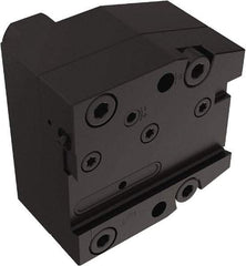 Seco - Tool Block Style 150.10-JETI, 25mm Blade Height, 96mm OAL, 85mm OAH, Indexable Cutoff Blade Tool Block - 30mm Shank Width, Through Coolant - USA Tool & Supply