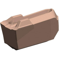 Kennametal - EC-U2 CL Grade KCM35B, 2mm Cutting Width Carbide Cutoff Insert - Right Hand Lead Angle, 0.2mm Corner Radius, TiOCN Finish - USA Tool & Supply