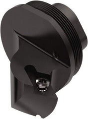 Seco - SDXCR, Right Hand Cut, 62.5° Lead Angle, 32mm Shank Height x 32mm Shank Width, Positive Rake Indexable Turning Toolholder - 25mm OAL, DC..11T3.. Insert Compatibility, Series GL - USA Tool & Supply