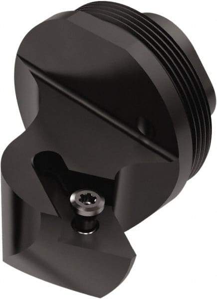 Seco - SDXNR, Right Hand Cut, 62.5° Lead Angle, 32mm Shank Height x 32mm Shank Width, Negative Rake Indexable Turning Toolholder - 25mm OAL, DN..1104.. Insert Compatibility, Series GL - USA Tool & Supply