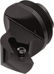 Seco - SDXNR, Right Hand Cut, 62.5° Lead Angle, 32mm Shank Height x 32mm Shank Width, Negative Rake Indexable Turning Toolholder - 25mm OAL, DN..1104.. Insert Compatibility, Series GL - USA Tool & Supply