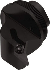 Seco - SVUBR, Right Hand Cut, 93° Lead Angle, 40mm Shank Height x 40mm Shank Width, Positive Rake Indexable Turning Toolholder - 32mm OAL, VBMT1604.. Insert Compatibility, Series GL - USA Tool & Supply