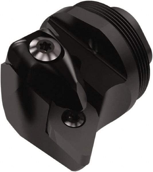 Seco - DDUNR, Right Hand Cut, 93° Lead Angle, 32mm Shank Height x 32mm Shank Width, Negative Rake Indexable Turning Toolholder - 32mm OAL, DN..1504.. Insert Compatibility, Series GL - USA Tool & Supply