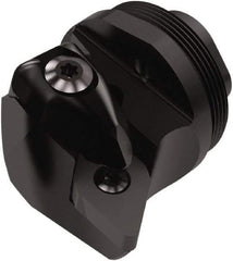 Seco - DDUNR, Right Hand Cut, 93° Lead Angle, 32mm Shank Height x 32mm Shank Width, Negative Rake Indexable Turning Toolholder - 32mm OAL, DN..1504.. Insert Compatibility, Series GL - USA Tool & Supply