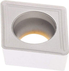 Seco - CCMT32.52 M3 Grade TK1501 Carbide Turning Insert - Ti(C/N)/Al2O3/Cr Finish, 80° Diamond, 3/8" Inscr Circle, 5/32" Thick, 1/32" Corner Radius - USA Tool & Supply