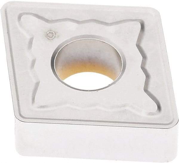 Seco - CNMG643 MR7 Grade TK1501 Carbide Turning Insert - Ti(C/N)/Al2O3/Cr Finish, 80° Diamond, 3/4" Inscr Circle, 1/4" Thick, 3/64" Corner Radius - USA Tool & Supply