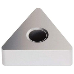 Seco - TNMA331 Flat Top Grade TK0501 Carbide Turning Insert - Ti(C/N)/Al2O3/Cr Finish, 60° Triangle, 3/8" Inscr Circle, 3/16" Thick, 1/64" Corner Radius - USA Tool & Supply