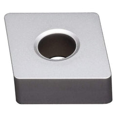 Seco - CNMA544 Flat Top Grade TK1501 Carbide Turning Insert - Ti(C/N)/Al2O3/Cr Finish, 80° Diamond, 5/8" Inscr Circle, 1/4" Thick, 1/16" Corner Radius - USA Tool & Supply