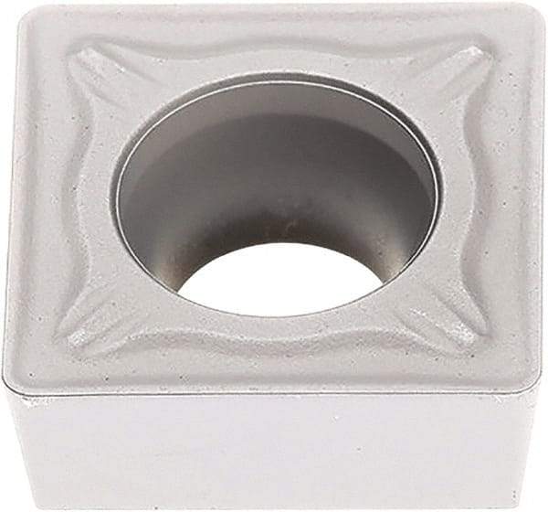 Seco - SCMT432 M5 Grade TP3501 Carbide Turning Insert - TiCN/Al2O3 Finish, 90° Square, 1/2" Inscr Circle, 3/16" Thick, 1/32" Corner Radius - USA Tool & Supply