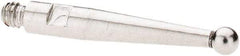 SPI - 2mm Ball Diam, Stainless Steel, Ball Test Indicator Contact Point - 16.8mm Contact Point Length, Use with SPI Integral Series - USA Tool & Supply