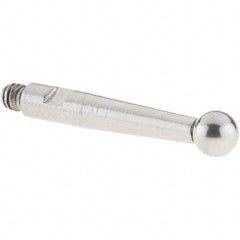 SPI - 3mm Ball Diam, Stainless Steel, Ball Test Indicator Contact Point - 15.5mm Contact Point Length, Use with SPI Integral Series - USA Tool & Supply
