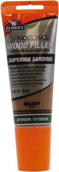 Elmer's - 3.25 oz Tube Wood Filler - Walnut - USA Tool & Supply