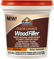 Elmer's - 16 oz Jar Wood Filler - Natural - USA Tool & Supply