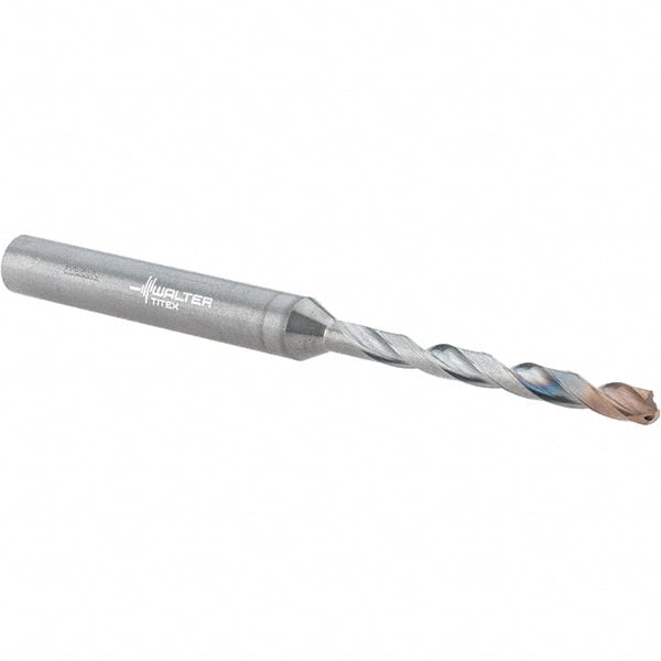 Walter-Titex - 1/8" 140° Solid Carbide Jobber Drill - USA Tool & Supply