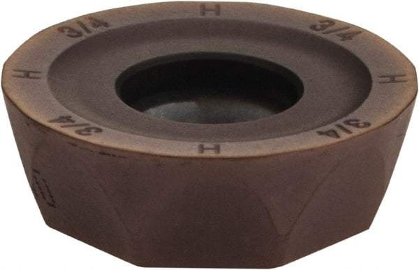Sumitomo - QPMT6416 H Grade ACP300 Carbide Milling Insert - TiAlN/AlCrN Finish, 1/4" Thick, 3/4" Inscribed Circle - USA Tool & Supply