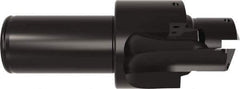Allied Machine and Engineering - ISO 11926-1, MS 16142, SAE J1926-1 Standard, 1-5/16-12, 16 Tube Dash Number, 15° Porting Angle, 1.221" Pilot Diam, 1-1/4" Shank Diam, Indexable Spade Blade Insert Porting Tool - 2 Porting Inserts, 5.171" Overall Length - USA Tool & Supply