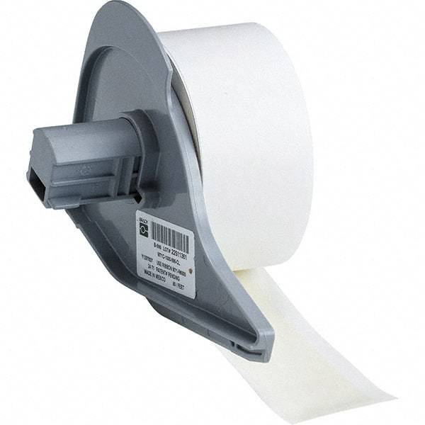 Brady - 1" Wide, Clear Vinyl Labels - For BMP71 Label Printer - USA Tool & Supply