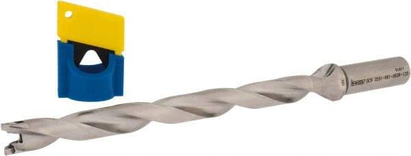 Iscar - 0.551" to 0.567" Diam, 12xD, 6.61" Max Depth, 0.63" Shank Diam, 9.38" OAL, Replaceable-Tip Drill - FCP, ICK, ICK-2M, ICM, ICP, iCP-2M Insert, 37804010 Toolholder, Series SumoCham - USA Tool & Supply