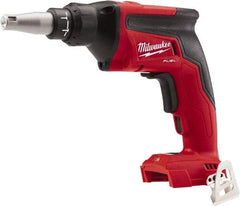 Milwaukee Tool - 18 Volt Pistol Grip Cordless Screwdriver - 0 to 4,500 RPM, 124 In/Lb Torque - USA Tool & Supply