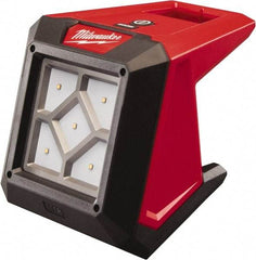 Milwaukee Tool - 12 Volts, 1000 Lumens, Cordless Work Light - Red, 15 hr Run Time - USA Tool & Supply