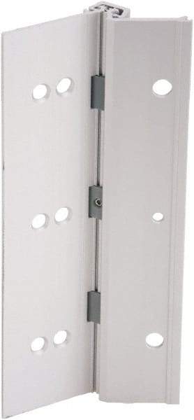 IVES - 83" Long x 4" Wide, Aluminum Continuous Hinge - 6" Thick, With Holes - USA Tool & Supply