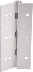 IVES - 83" Long x 4" Wide, Aluminum Continuous Hinge - 6" Thick, With Holes - USA Tool & Supply