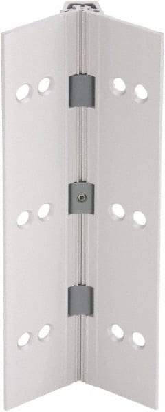 IVES - 83" Long x 4" Wide, Aluminum Continuous Hinge - 6" Thick, With Holes - USA Tool & Supply