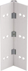 IVES - 83" Long x 4" Wide, Aluminum Continuous Hinge - 6" Thick, With Holes - USA Tool & Supply