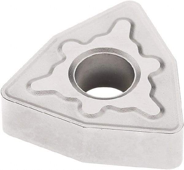 Seco - WNMG432 MR7 Grade TP3501 Carbide Turning Insert - Ti(C/N)/Al2O3 Finish, 80° Trigon, 1/2" Inscr Circle, 3/16" Thick, 1/32" Corner Radius - USA Tool & Supply