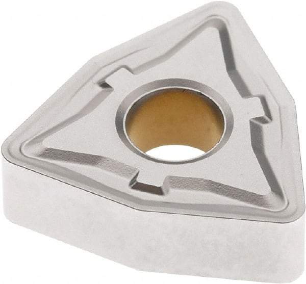Seco - WNMG333 M5 Grade TP3501 Carbide Turning Insert - Ti(C/N)/Al2O3 Finish, 80° Trigon, 3/8" Inscr Circle, 3/16" Thick, 3/64" Corner Radius - USA Tool & Supply