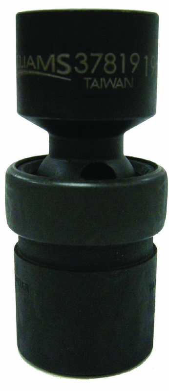 18mm - 1/2" Drive - 6 Point - Universal Impact Socket - USA Tool & Supply