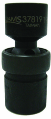 17mm - 1/2" Drive - 6 Point - Universal Impact Socket - USA Tool & Supply