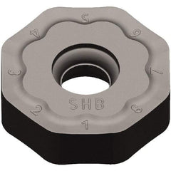 Kennametal - ONGX645 HB Grade KCK20 Carbide Milling Insert - TiN Finish, 15/64" Thick, 20mm Inscribed Circle, 2mm Corner Radius - USA Tool & Supply