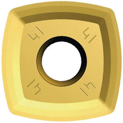 Kennametal - XEPT160516 Grade KCPM40 Carbide Milling Insert - TiAlN/AlCrN Finish, 7/32" Thick, 0.661" Inscribed Circle, 1/16" Corner Radius - USA Tool & Supply