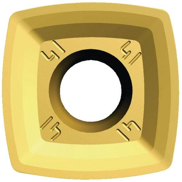 Kennametal - XDPT120508 Grade SC6525 Carbide Milling Insert - Al2O3 Finish, 7/32" Thick, 1/2" Inscribed Circle, 1/32" Corner Radius - USA Tool & Supply