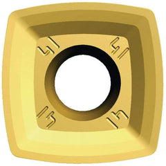 Kennametal - XDPT120508 Grade SC6525 Carbide Milling Insert - Al2O3 Finish, 7/32" Thick, 1/2" Inscribed Circle, 1/32" Corner Radius - USA Tool & Supply
