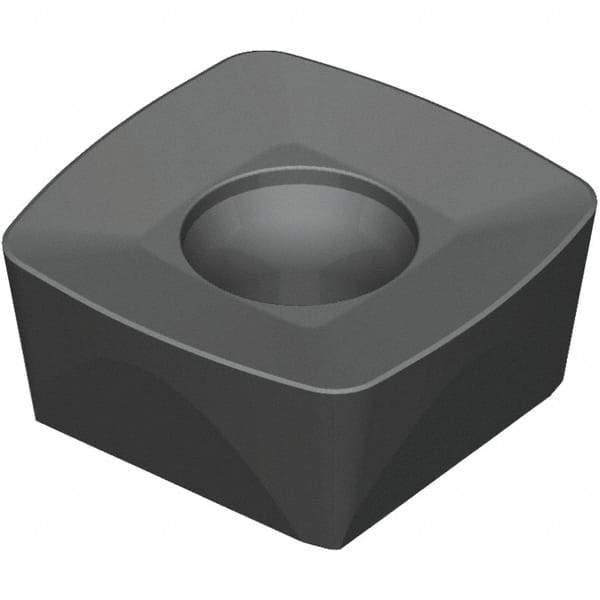 Kennametal - XDPT120515 GP Grade KCPK30 Carbide Milling Insert - TiN/TiCN/Al2O3 Finish, 7/32" Thick, 1/2" Inscribed Circle, 1.5mm Corner Radius - USA Tool & Supply
