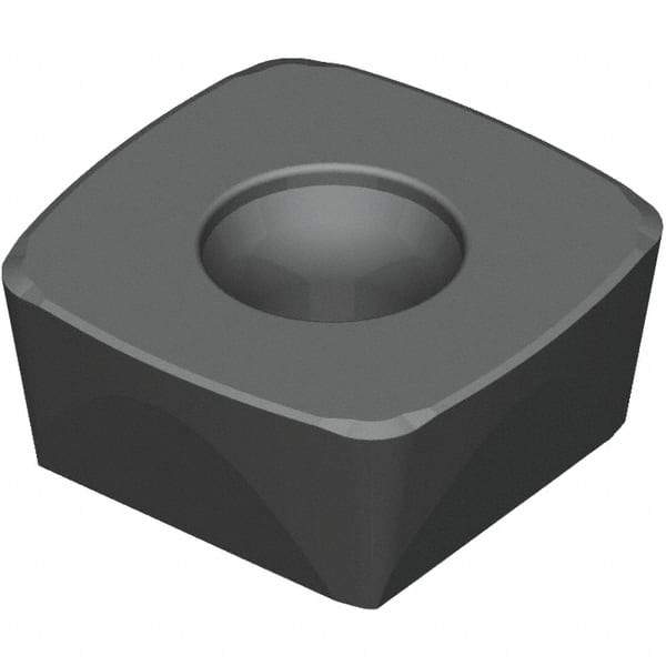 Kennametal - XDPW120515 D Grade KCK15 Carbide Milling Insert - TiN/TiCN/Al2O3 Finish, 7/32" Thick, 1/2" Inscribed Circle, 1.5mm Corner Radius - USA Tool & Supply