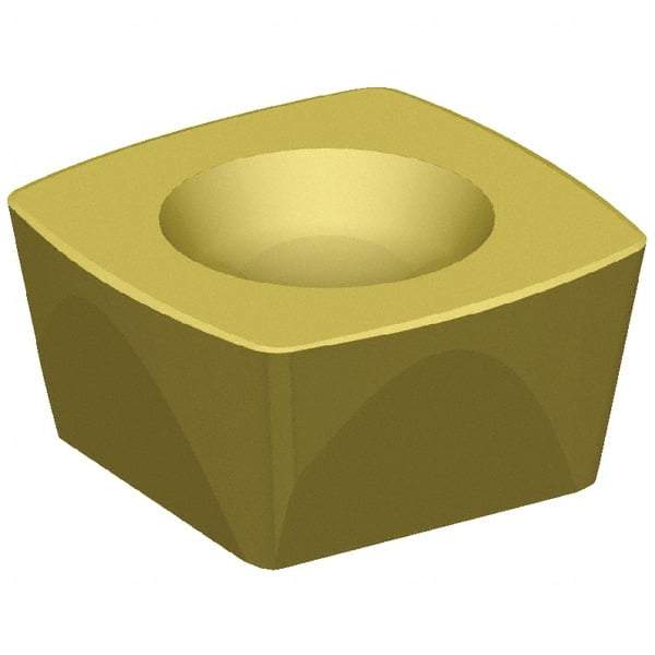 Kennametal - XDLW090408 D Grade SC6525 Carbide Milling Insert - Al2O3 Finish, 3/16" Thick, 3/8" Inscribed Circle, 1/32" Corner Radius - USA Tool & Supply