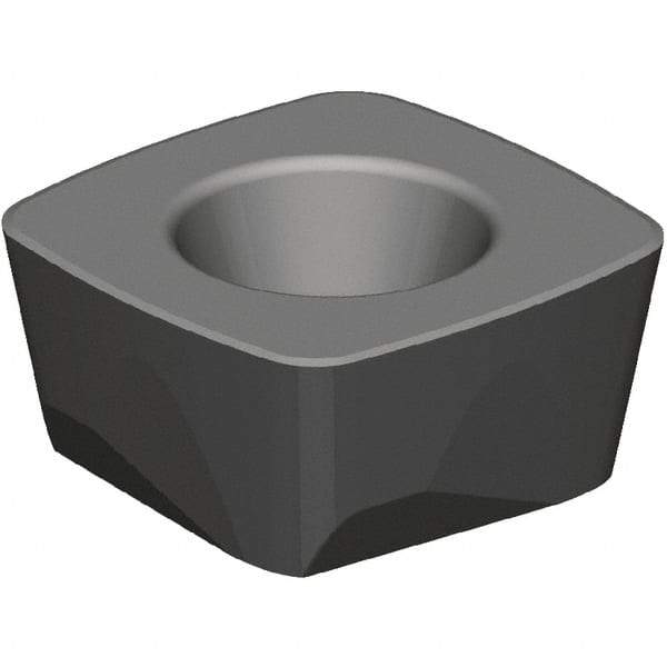 Kennametal - XPPW060310 D Grade KC510M Carbide Milling Insert - TiAlN Finish, 1/8" Thick, 7mm Inscribed Circle, 1mm Corner Radius - USA Tool & Supply