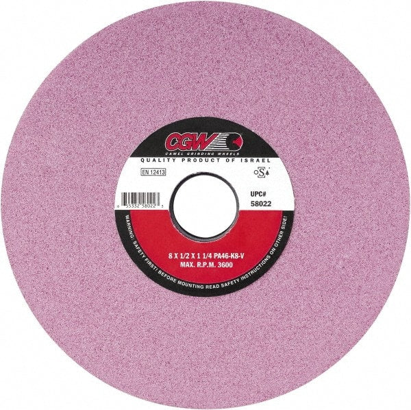 Camel Grinding Wheels - 12" Diam x 5" Hole x 1-1/2" Thick, J Hardness, 46 Grit Surface Grinding Wheel - USA Tool & Supply