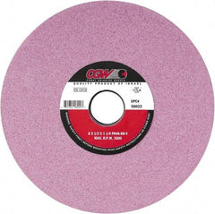 Camel Grinding Wheels - 10" Diam x 3" Hole x 1" Thick, J Hardness, 46 Grit Surface Grinding Wheel - Aluminum Oxide, Type 1, Medium Grade, Vitrified Bond, No Recess - USA Tool & Supply