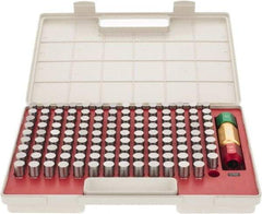 SPI - 125 Piece, 0.626-0.75 Inch Diameter Plug and Pin Gage Set - Plus 0.0002 Inch Tolerance, Class ZZ - USA Tool & Supply