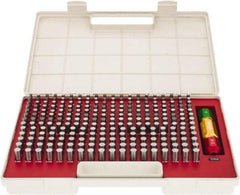 SPI - 250 Piece, 0.251-0.5 Inch Diameter Plug and Pin Gage Set - Plus 0.0002 Inch Tolerance, Class ZZ - USA Tool & Supply