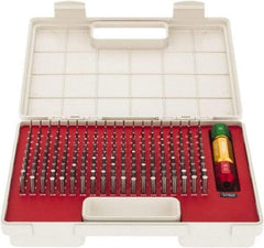 SPI - 190 Piece, 0.061-0.25 Inch Diameter Plug and Pin Gage Set - Plus 0.0002 Inch Tolerance, Class ZZ - USA Tool & Supply