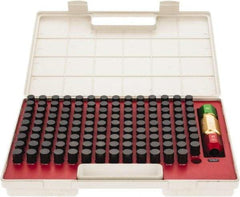 SPI - 125 Piece, 0.626-0.75 Inch Diameter Plug and Pin Gage Set - Plus 0.0002 Inch Tolerance, Class ZZ - USA Tool & Supply