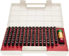 SPI - 125 Piece, 0.501-0.625 Inch Diameter Plug and Pin Gage Set - Plus 0.0002 Inch Tolerance, Class ZZ - USA Tool & Supply