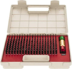 SPI - 190 Piece, 0.061-0.25 Inch Diameter Plug and Pin Gage Set - Plus 0.0002 Inch Tolerance, Class ZZ - USA Tool & Supply